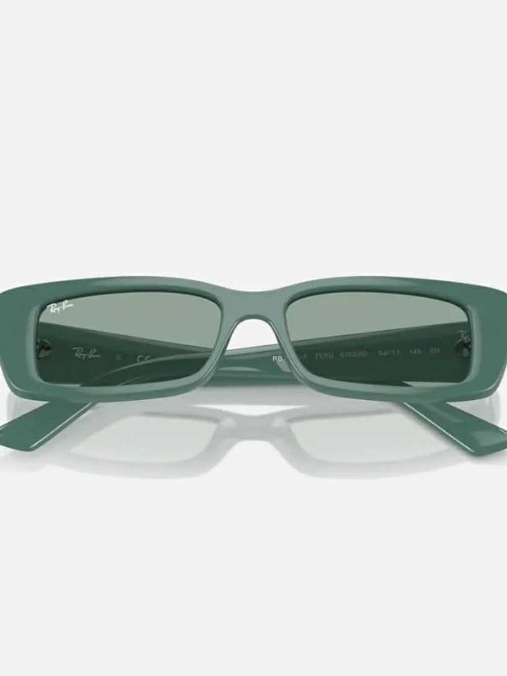 Ray-Ban Rectangular Green Frame Sunglasses